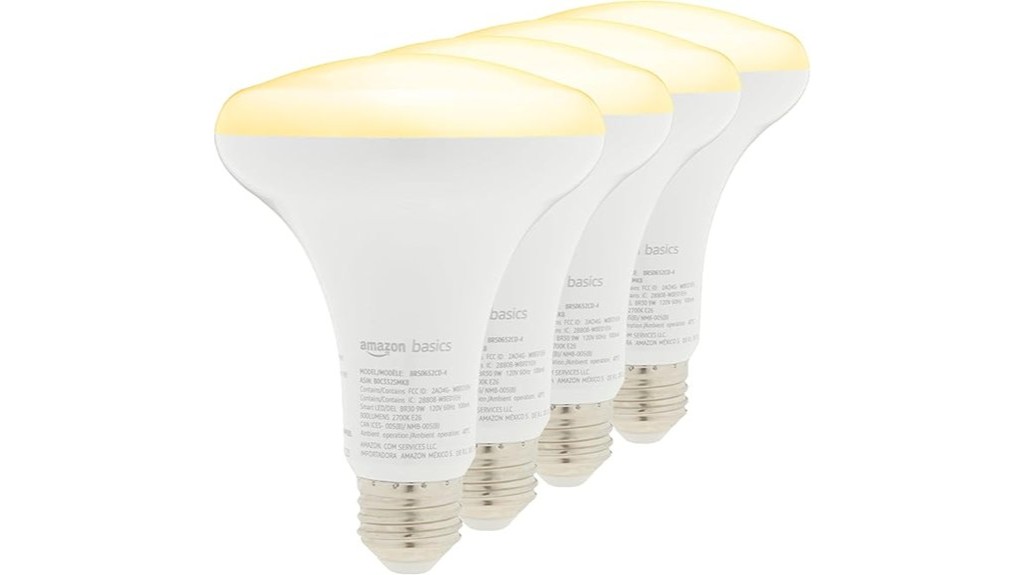 alexa compatible smart br30 led bulbs