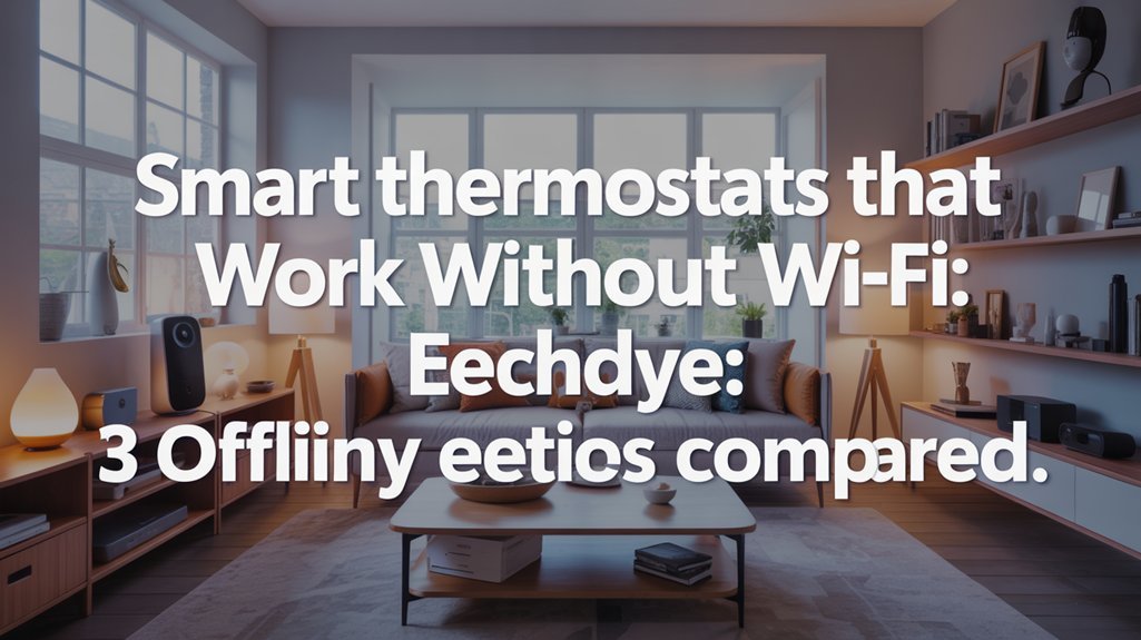 offline smart thermostat options