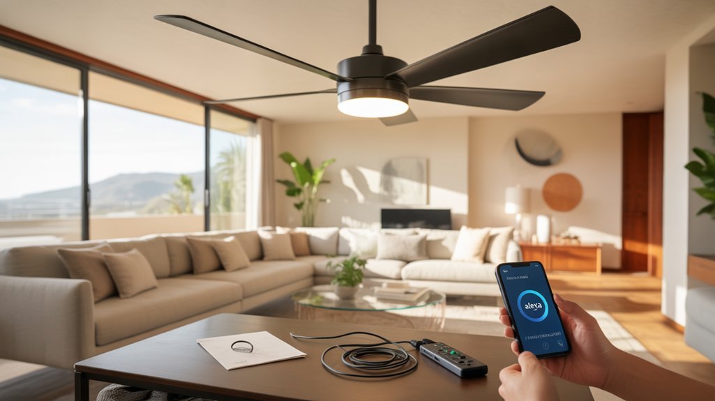 smart ceiling fan installation