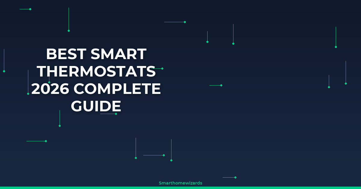 Best Smart Thermostats 2026 Complete Guide - Smart Home Wizards