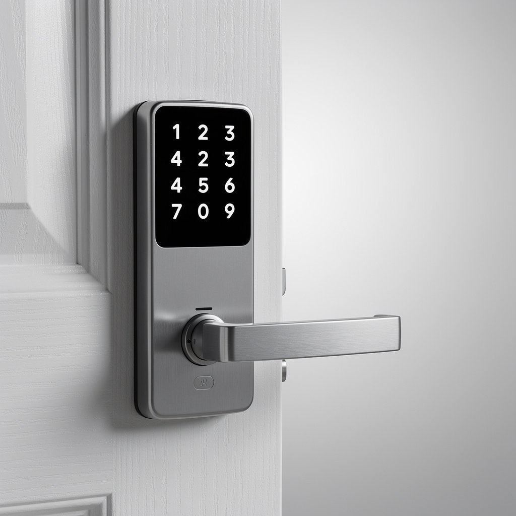 Smart lock with keypad for Airbnb and rental property access