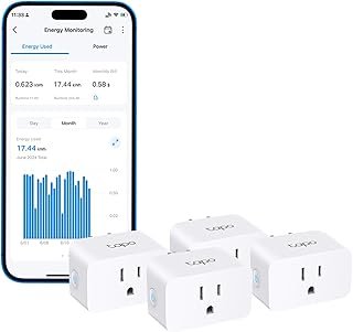 TP-Link 𝗧𝗮𝗽𝗼 Smart Plug Wi-Fi Mini, Energy Mon