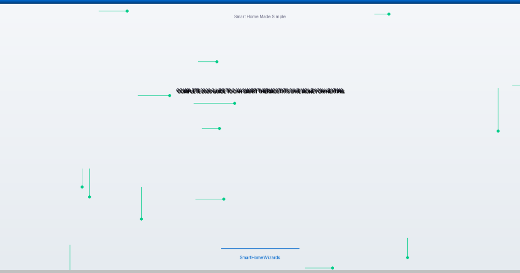 can smart thermostats save money on heating