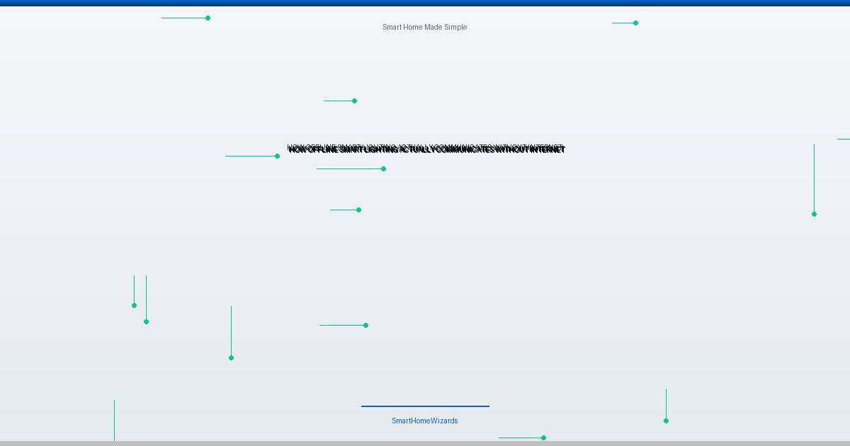 How Offline Smart Lighting Actually Communicates Without Internet