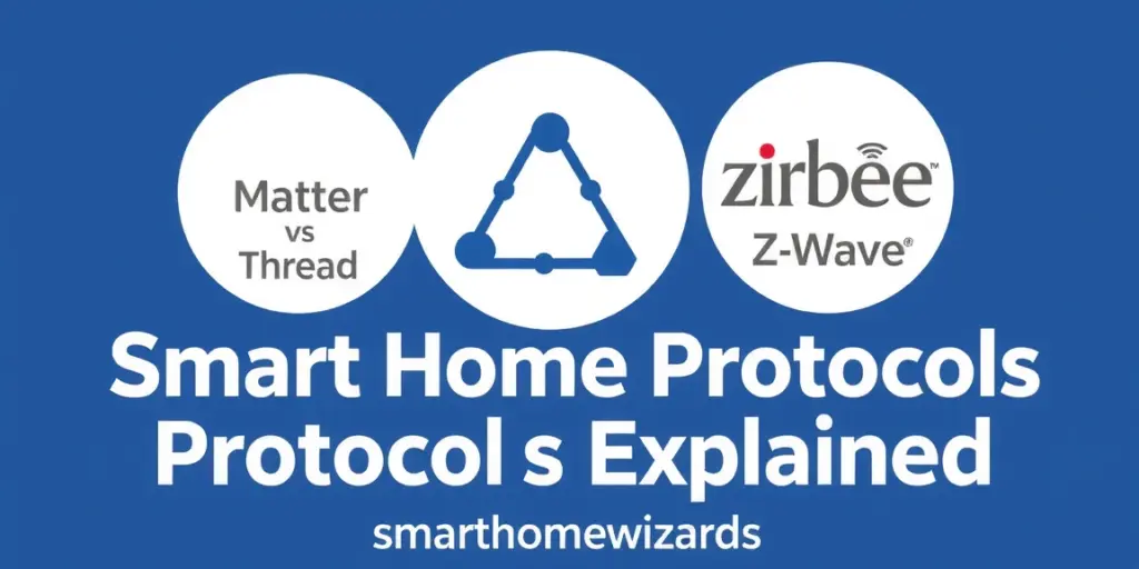 Matter vs Thread vs Zigbee vs Z-Wave: Smart Home Protocols Explained