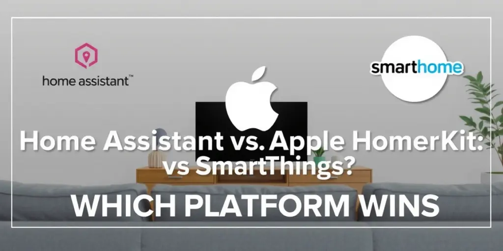 Home Assistant vs Apple HomeKit vs SmartThings: Which Platform Wins