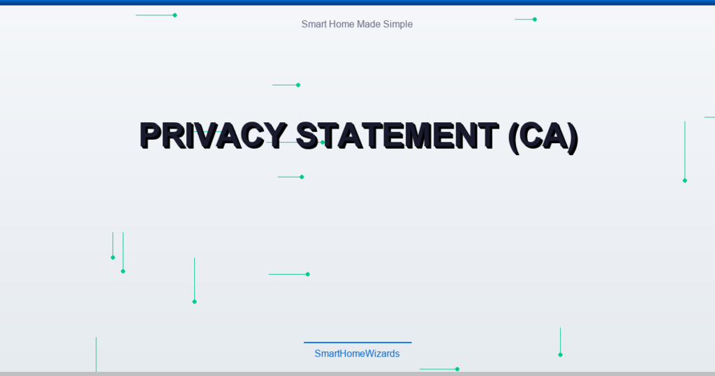 Privacy Statement (CA)