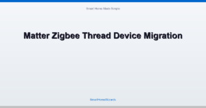 Matter Zigbee Thread Device Migration