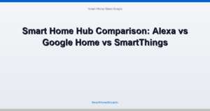 Smart Home Hub Comparison: Alexa vs Google Home vs SmartThings