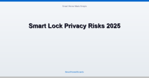 Smart Lock Privacy Risks 2025